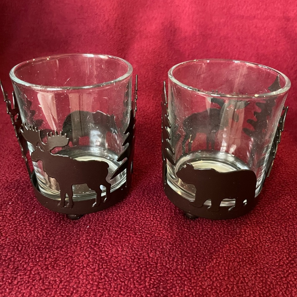 Yankee Candle Set of 2 Large Votive Holders NWT